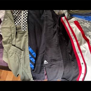 Lots of pants (6pairs) Vans, ASOS, Adidas, Bershka